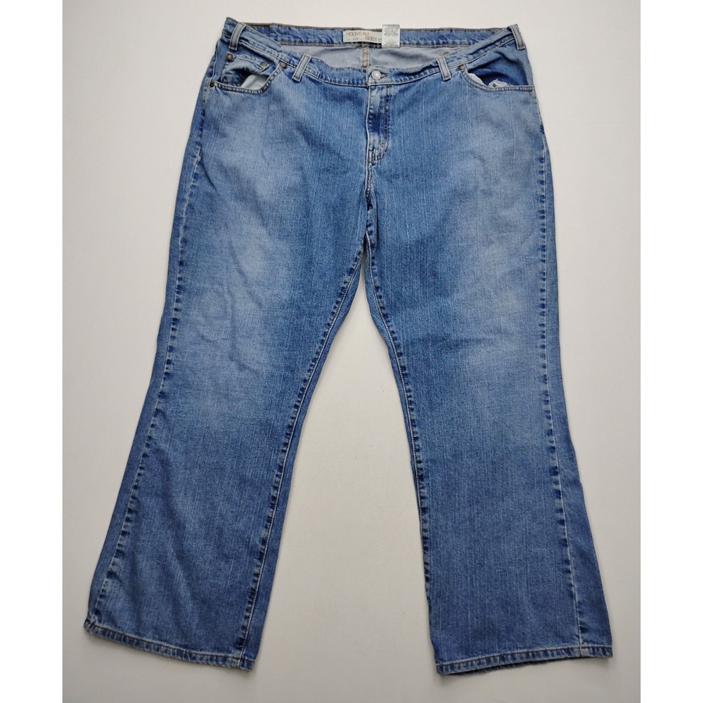 Levis Nouveau Boot Cut Stretch 515 Jeans Womens 22M Blue Stretch Classic Comfy
